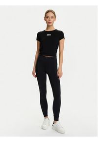 EA7 Emporio Armani T-Shirt 7W000673 AF12945 UC001 Czarny Slim Fit. Kolor: czarny. Materiał: wiskoza #4