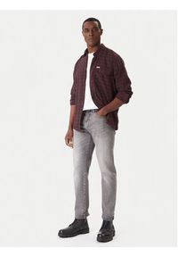 Wrangler Koszula 1 Pkt Flannel 112371522 Bordowy Relaxed Fit. Kolor: czerwony. Materiał: bawełna #5