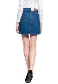 Lee - LEE A LINE ZIP SKIRT DAMSKA SPÓDNICA JEANSOWA L38FLTYM. Materiał: jeans #9