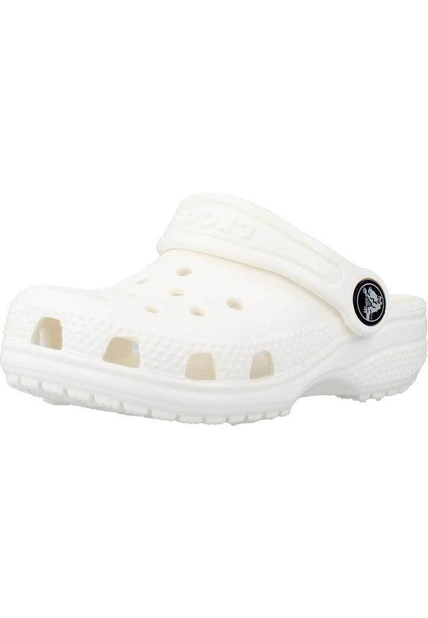 Buty do chodzenia niemowlęce Crocs Classic. Kolor: biały. Materiał: guma