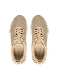 Guess Sneakersy FLPRN3 FAB12 Złoty. Kolor: złoty. Materiał: materiał #4