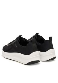 Calvin Klein Sneakersy Andrea - Chunky Ck Stripe Runner Trainers HM0HM02158 Czarny. Kolor: czarny. Materiał: materiał #2