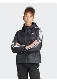Adidas - adidas Kurtka przejściowa Essentials 3-Stripes IN3288 Czarny Regular Fit. Kolor: czarny. Materiał: syntetyk #1