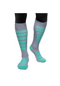 Skarpety do sportów zimowych unisex SIROKO Aoraki. Kolor: szary, niebieski, wielokolorowy. Sport: narciarstwo #1