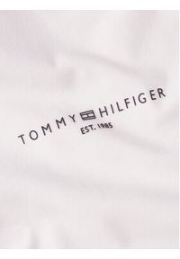 TOMMY HILFIGER - Tommy Hilfiger Bluzka Mini Corp Logo WW0WW39784 Écru Relaxed Fit. Materiał: bawełna #3