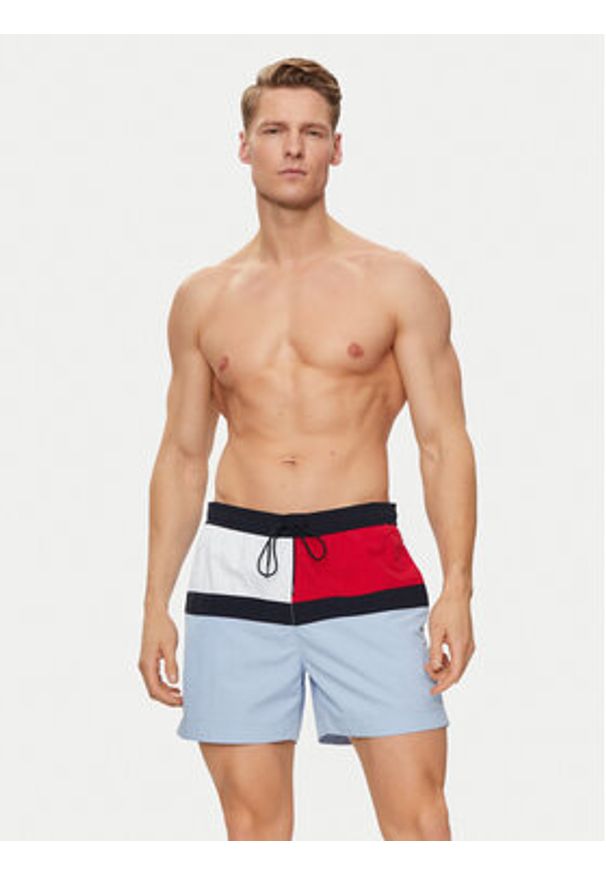 TOMMY HILFIGER - Tommy Hilfiger Szorty kąpielowe UM0UM03259 Niebieski. Kolor: niebieski. Materiał: syntetyk