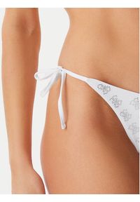 Guess Dół od bikini E5GO11 MC040 Biały. Kolor: biały. Materiał: syntetyk