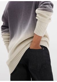 bonprix - Sweter w cieniowanym kolorze. Kolor: szary