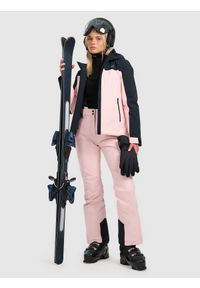4f - 4F Kurtka narciarska membrana 5000 damska - różowa M. Kolor: różowy. Materiał: poliester, materiał. Sezon: zima #2