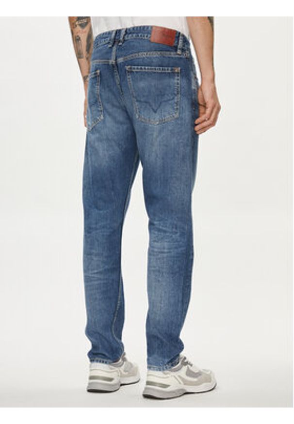 Pepe Jeans Jeansy PM207392 Niebieski Tapered Fit. Kolor: niebieski