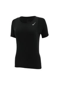 Nike DRI FIT RAC T SHIRT W Noir. Kolor: czarny. Technologia: Dri-Fit (Nike). Sport: bieganie