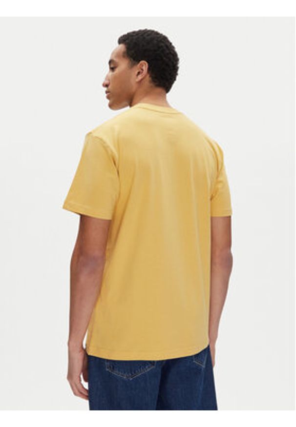 DC Shoes T-Shirt ADYZT05377 Żółty Heritage Fit. Kolor: żółty. Materiał: bawełna