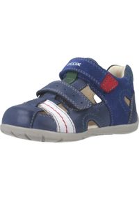 Geox - Sandały GEOX B KAYTAN B. A Niebieski. Kolor: niebieski. Materiał: skóra. Sezon: lato