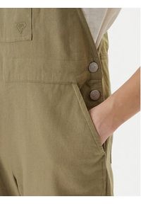 Roxy Ogrodniczki Trail Blazer ERJWO03027 Zielony Wide Leg. Kolor: zielony. Materiał: bawełna #3
