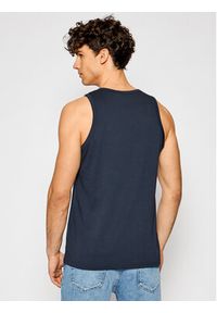 Alpha Industries Tank top Basic 126566 Granatowy Regular Fit. Kolor: niebieski. Materiał: bawełna #4