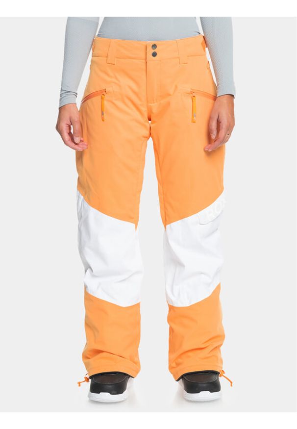 Roxy Spodnie narciarskie Ckwoodrose Pt Snpt ERJTP03260 Pomarańczowy Regular Fit. Kolor: pomarańczowy. Materiał: syntetyk. Sport: narciarstwo