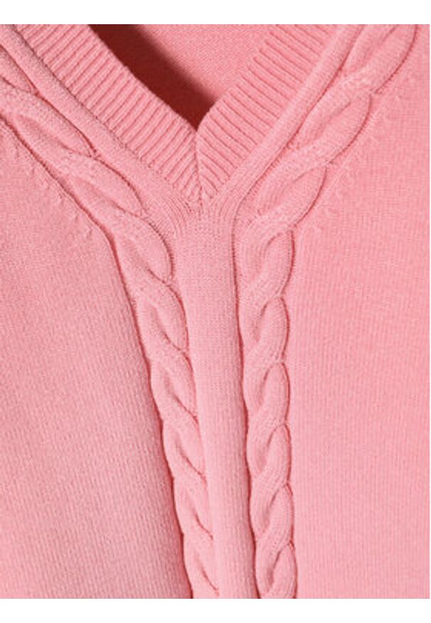 Tatuum Sweter Wira T2416.092B Różowy Regular Fit. Kolor: różowy. Materiał: wiskoza