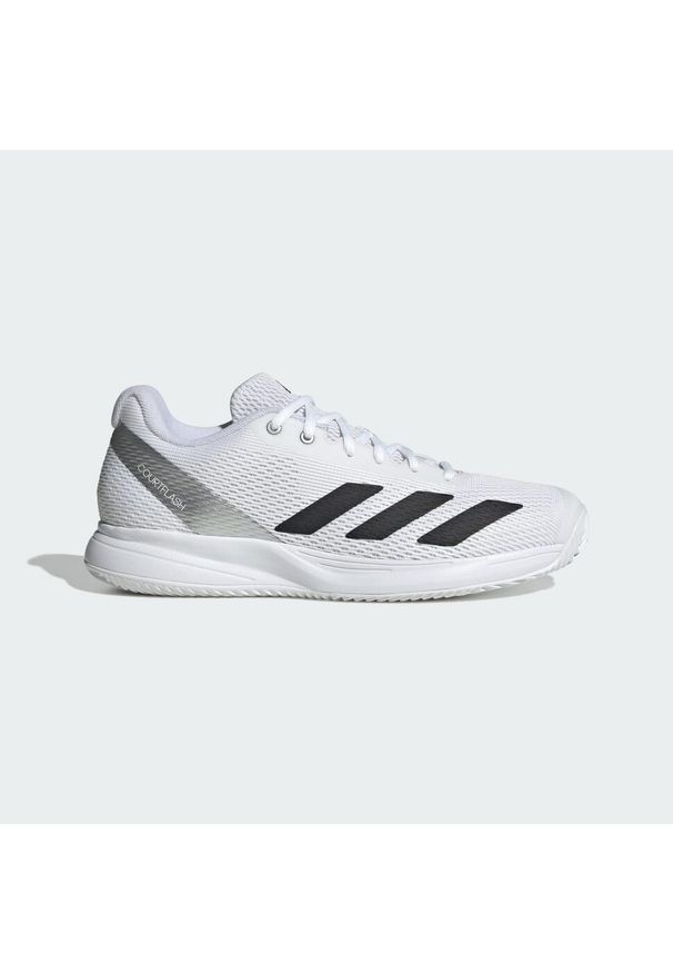 Adidas - Buty Courtflash Speed 2 Tennis. Kolor: czarny, biały, wielokolorowy. Materiał: materiał. Sport: turystyka piesza, tenis