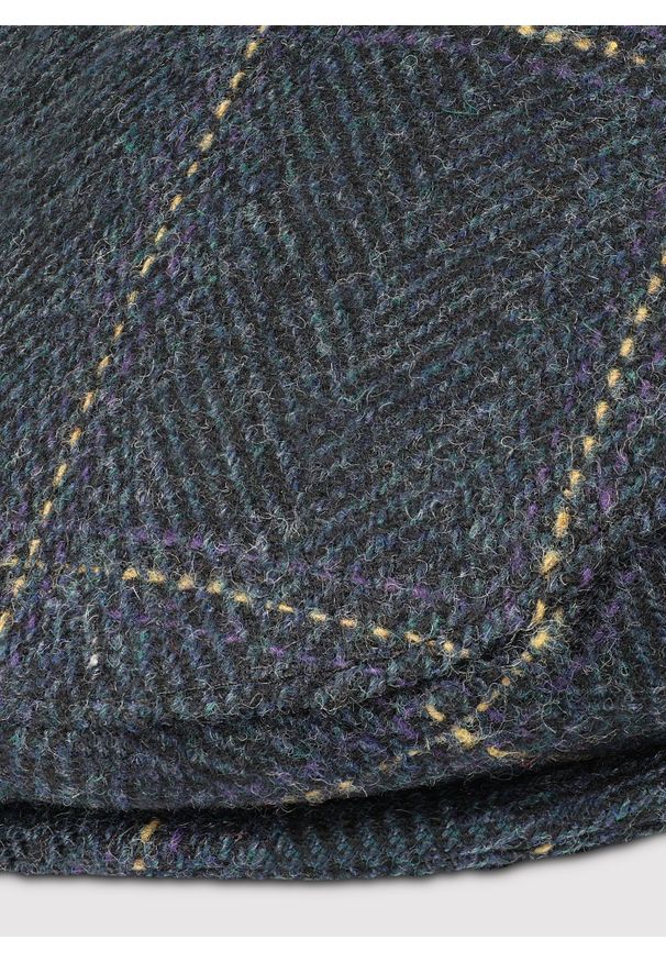 Pako Lorente - PAKO LORENTE – Kaszkiet męski w kratę. Materiał: wełna, bawełna, poliester