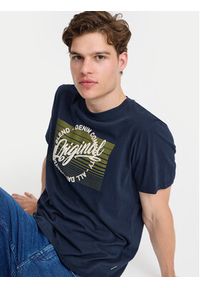 Blend T-Shirt 20717959 Granatowy Regular Fit. Kolor: niebieski. Materiał: bawełna #2