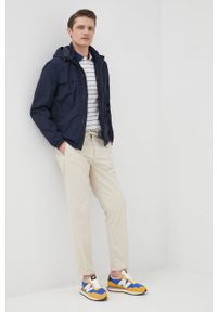 Trussardi Jeans - Trussardi polo bawełniane kolor biały wzorzysty. Typ kołnierza: polo. Kolor: biały. Materiał: bawełna. Długość: krótkie #4