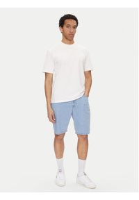 Lee Szorty jeansowe Asher 112364084 Niebieski Loose Fit. Kolor: niebieski. Materiał: bawełna