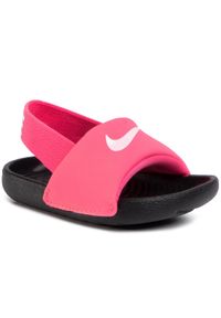 Nike Sandały Kawa Slide (TD) BV1094 610 Różowy. Kolor: różowy. Materiał: skóra, nubuk