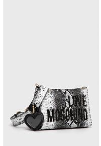 Love Moschino torebka kolor szary. Kolor: szary. Rodzaj torebki: na ramię #2