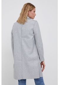 Vero Moda Płaszcz kolor szary przejściowy. Okazja: na co dzień. Kolor: szary. Materiał: poliester. Styl: casual #5