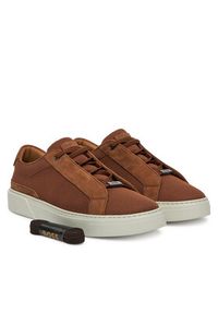 BOSS Sneakersy Gary Tenn Ktsd 50539108 Brązowy. Kolor: brązowy. Materiał: materiał #4