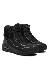 skechers - Skechers Sneakersy Uno Rugged 167993 Czarny. Kolor: czarny. Materiał: skóra #4