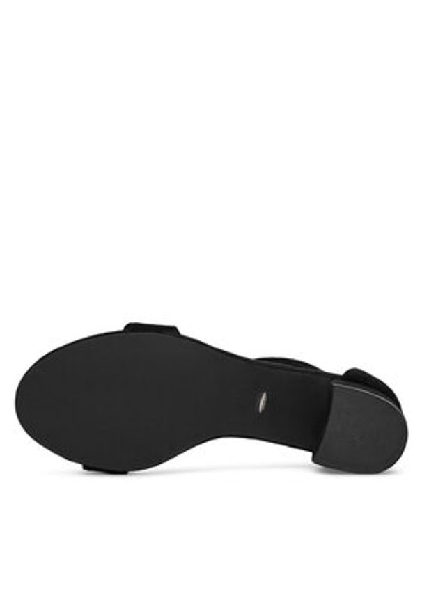 DeeZee Sandały F35557-1 Czarny. Kolor: czarny. Materiał: materiał