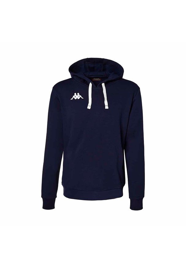 Bluza z kapturem Kappa Bali. Typ kołnierza: kaptur. Kolor: niebieski. Sport: fitness