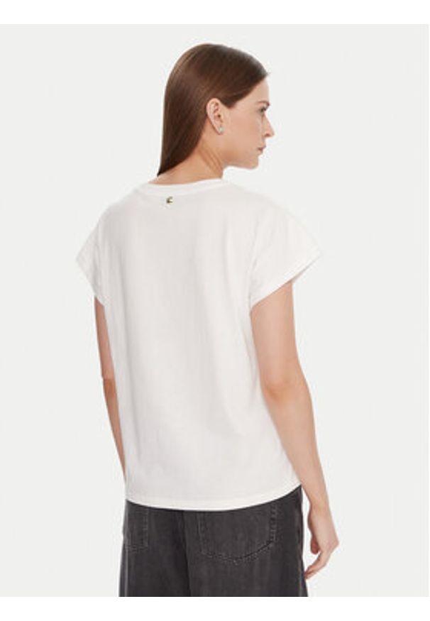 LOLA CASADEMUNT T-Shirt LF2515001 Biały Regular Fit. Kolor: biały. Materiał: bawełna