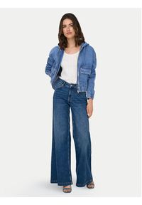 only - ONLY Kurtka jeansowa Kenzie 15356696 Niebieski Regular Fit. Kolor: niebieski. Materiał: bawełna #7