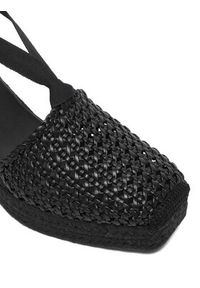 Weekend Max Mara Espadryle 2615521155670 Czarny. Kolor: czarny. Materiał: skóra #6