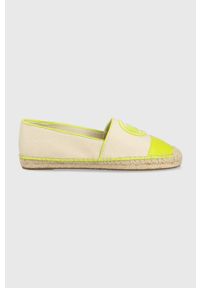 MICHAEL Michael Kors espadryle Kendrick kolor zielony 40S3KNFP1D. Nosek buta: okrągły. Kolor: zielony. Materiał: guma. Obcas: na obcasie. Wysokość obcasa: niski #1