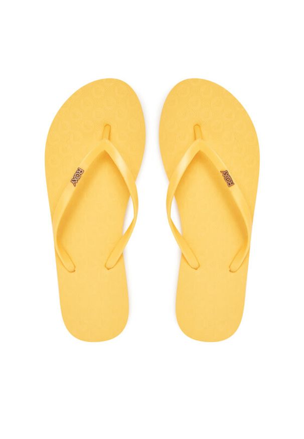 Roxy Japonki ARJL100663 Żółty. Kolor: żółty. Materiał: materiał