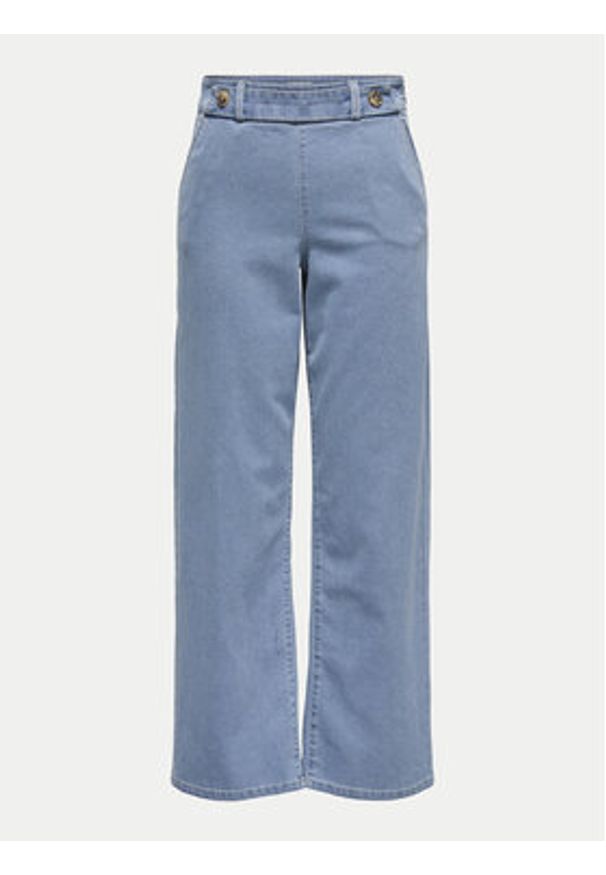 JDY Jeansy Geggo 15320844 Błękitny Wide Leg. Kolor: niebieski