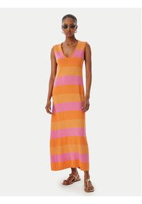 LOLA CASADEMUNT Sukienka codzienna MS2616041 Kolorowy Slim Fit. Okazja: na co dzień. Materiał: lyocell. Wzór: kolorowy. Typ sukienki: proste. Styl: casual #3