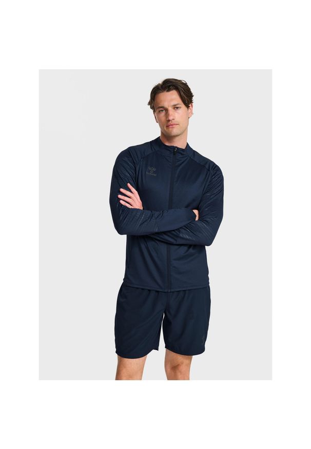 Kurtka sportowa lekka Hummel Pro Training Zip Jacket. Kolor: niebieski