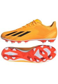 Adidas - Buty piłkarskie adidas X Speedportal.4 Fg M GZ2460 pomarańczowe pomarańcze i czerwienie. Zapięcie: sznurówki. Kolor: pomarańczowy. Materiał: syntetyk, guma. Sport: piłka nożna #1