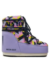 Moon Boot Śniegowce Mb Icon Low Optical 80D1409550 Fioletowy. Kolor: fioletowy. Materiał: materiał #1