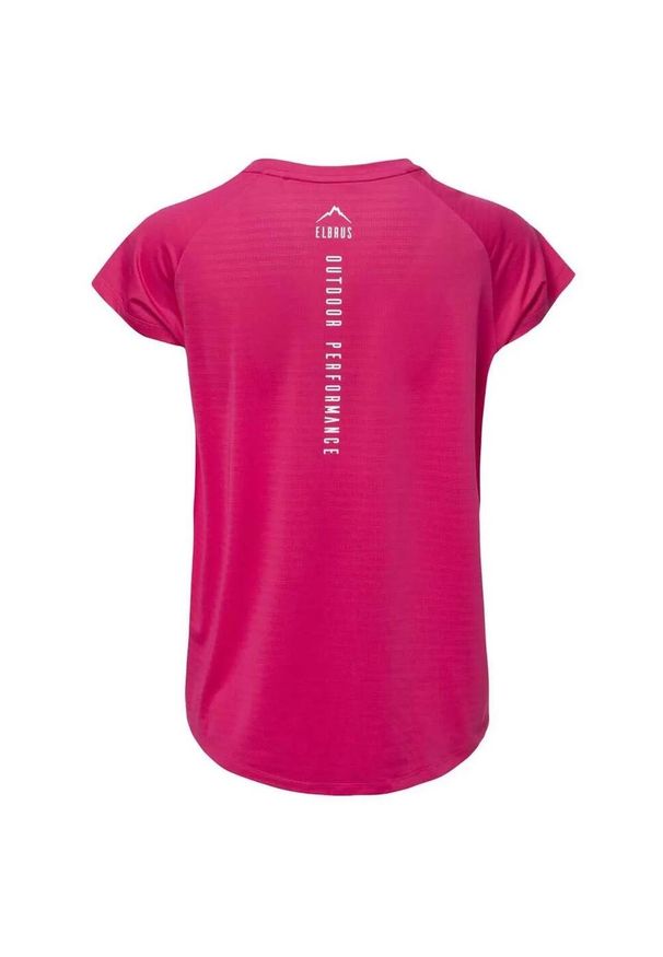 Elbrus - T-shirt Damski Jari. Kolor: różowy. Sport: turystyka piesza