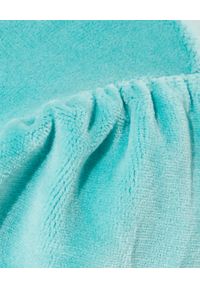 LOVE SHACK FANCY - Welurowa bluza z suwakiem. Kolor: niebieski. Materiał: welur. Długość rękawa: długi rękaw. Długość: długie #7