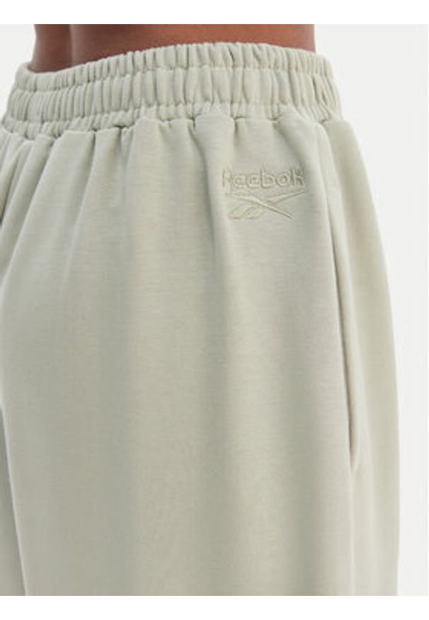 Reebok Spodnie dresowe Reebok x Ewa Chodakowska RK25624CCW Zielony Wide Leg. Kolor: zielony. Materiał: syntetyk, bawełna