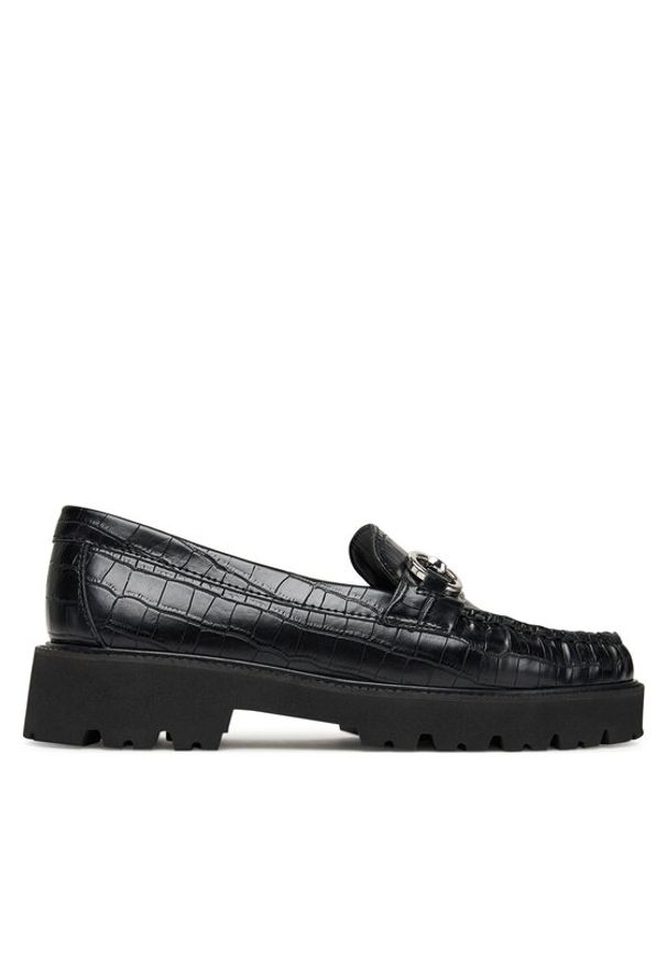 Aldo Loafersy Danrose 14058759 Czarny. Kolor: czarny. Materiał: skóra
