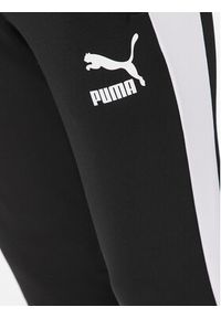Puma Spodnie dresowe Iconic T7 530098 Czarny Regular Fit. Kolor: czarny. Materiał: bawełna #3