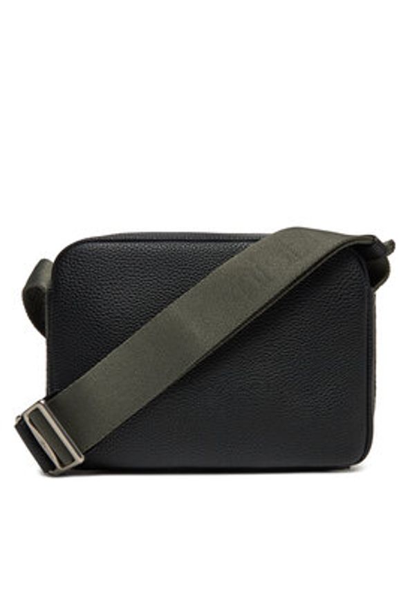 Calvin Klein Jeans Saszetka Cargo Camera Bag LV04G3081G Czarny. Kolor: czarny. Materiał: skóra