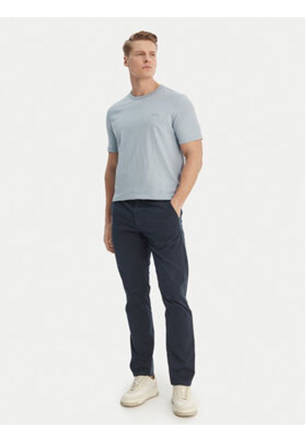 BOSS T-Shirt Tegood 50508243 Niebieski Regular Fit. Kolor: niebieski. Materiał: bawełna